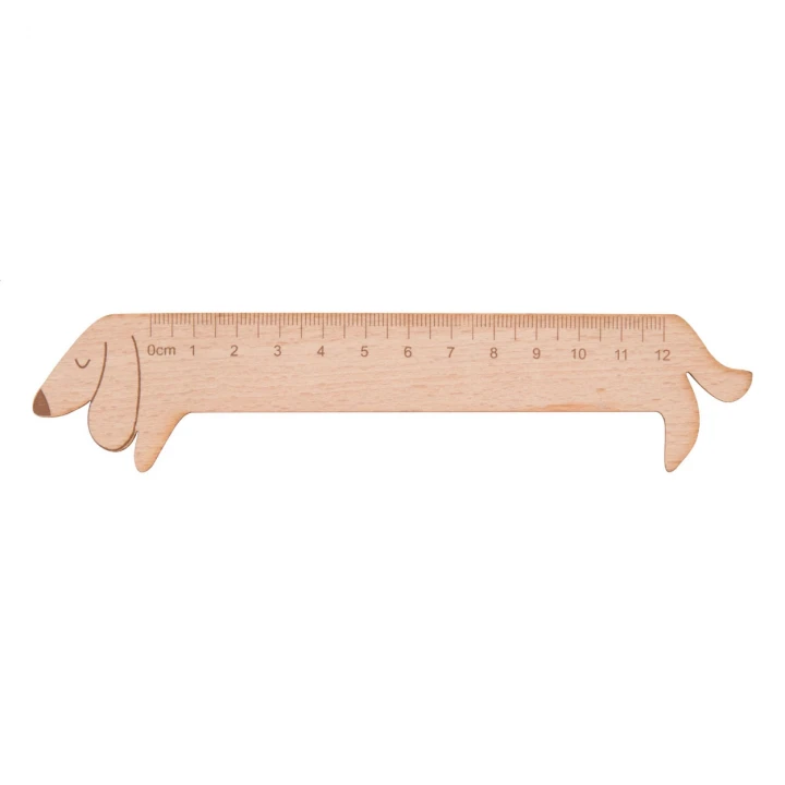 Looney Wooden Ruler Various Shapes