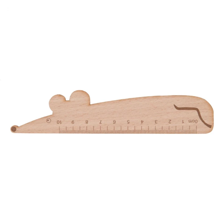 Looney Wooden Ruler Various Shapes