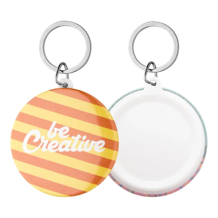KeyBadge Maxi Pin Button Keyring