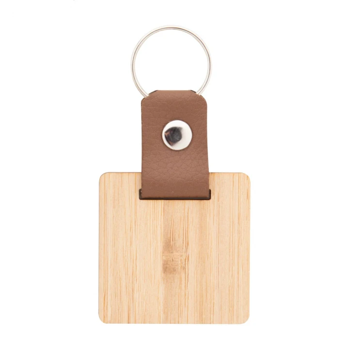 Blopp Bamboo Keyring Rectangle or Square
