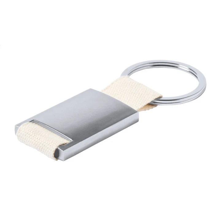 Coxil Rectangular Metal Keyring