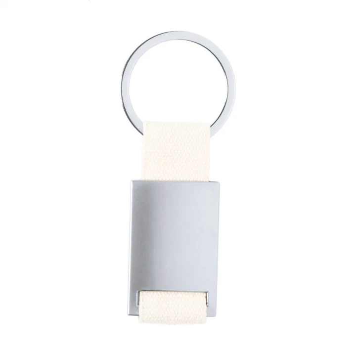 Coxil Rectangular Metal Keyring