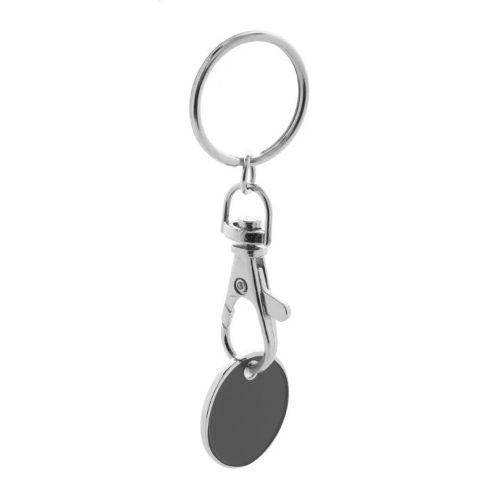 Euro Coin Trolley Coin Keyring