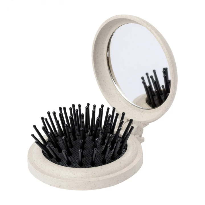Webrush Mirror With Hairbrush