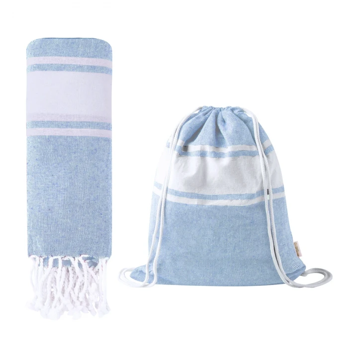 Praia Beach Towel And Drawstring Bag