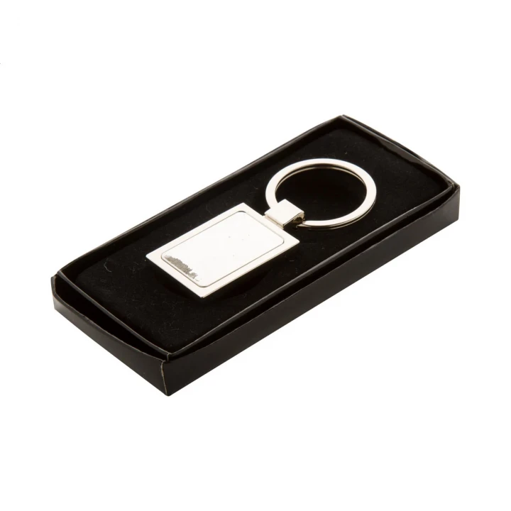 Rectangle Metal Keyring