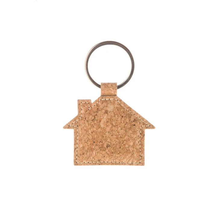 Corhu House Cork Keyring