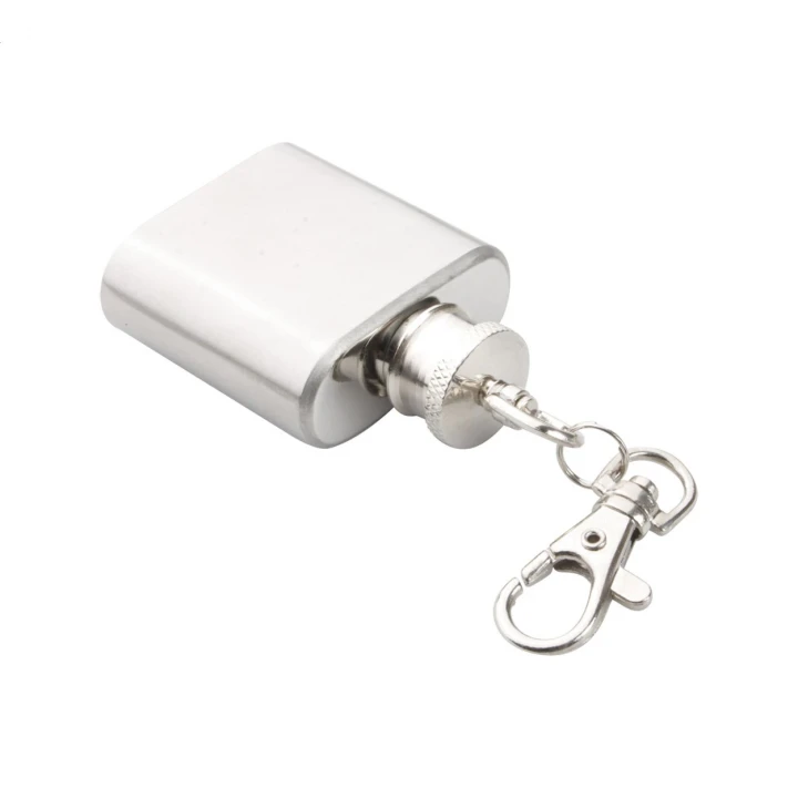 Norge Keyring With Hip Flask