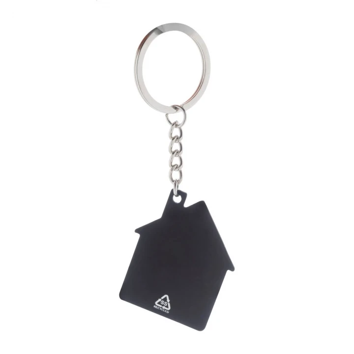 HutShine House Metal Keyring