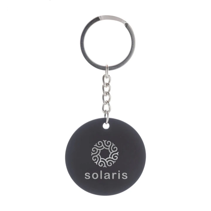 RondoShine Round Metal Keyring