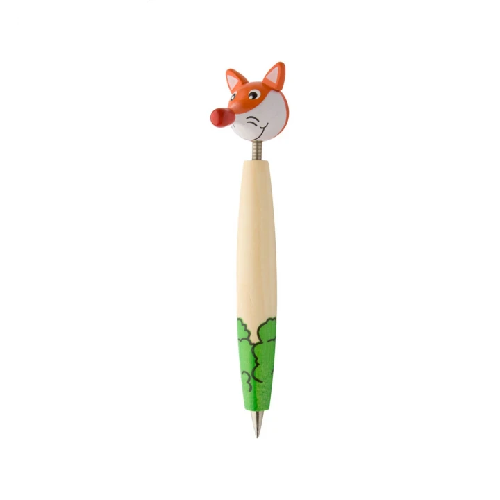 Zoom Wooden Ballpoint Pen Animal Designs