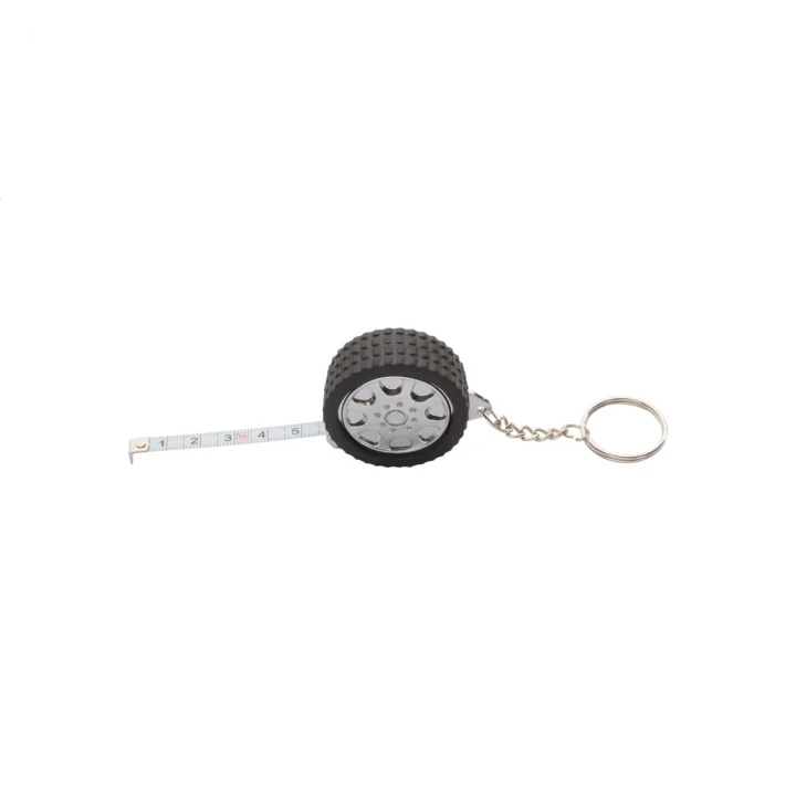 Wheel Keyring With Tape Measure 