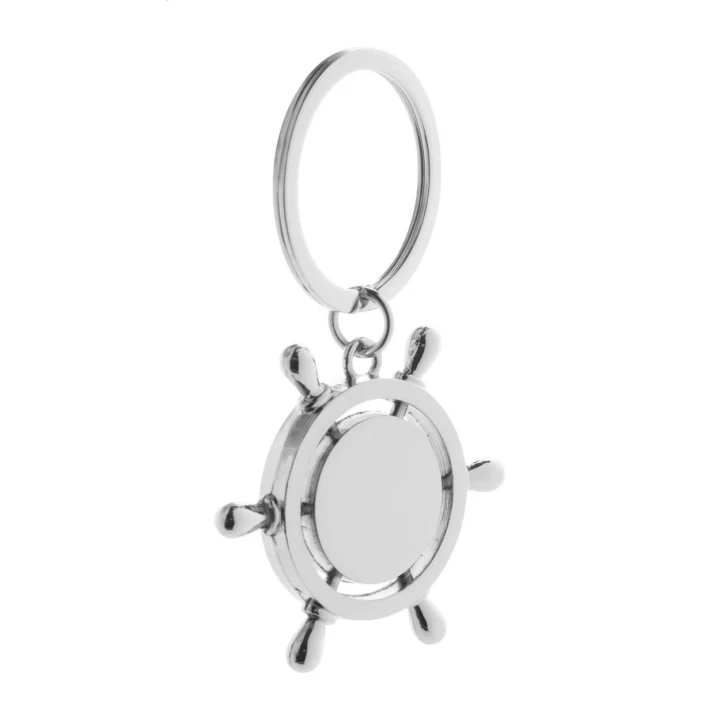 Vertigo Boat Wheel Metal Keyring