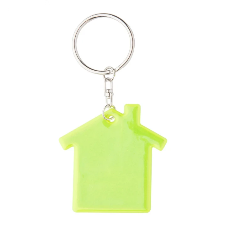 Abrax Reflective House Shaped Keyring