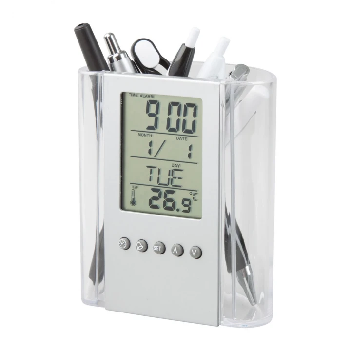 Crystalline Alarm Pen Holder