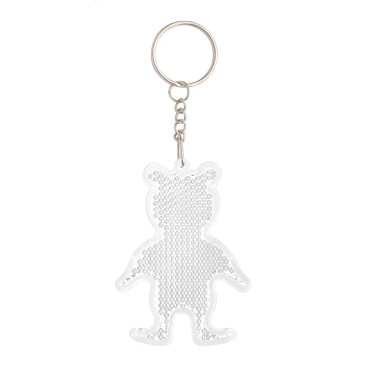 Safebear Prism Reflective Bear Shaped Keyring