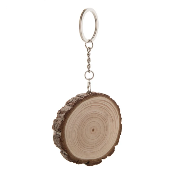 Sloggy Pine Wood Keyring