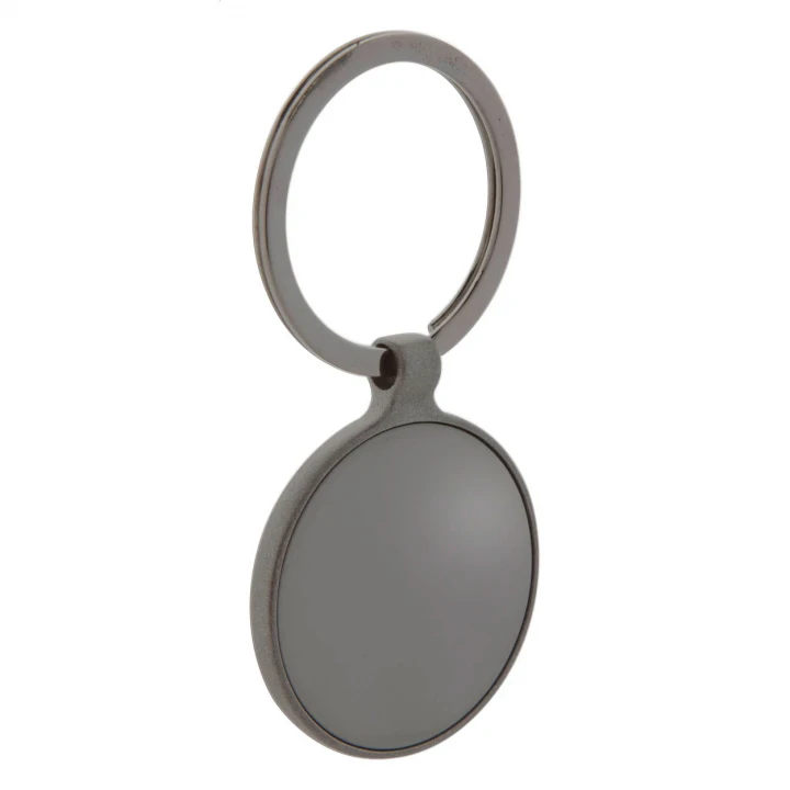 Steyr Round Gunmetal Keyring