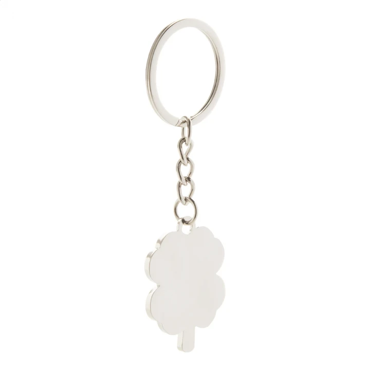 Lucky Clover Metal Keyring