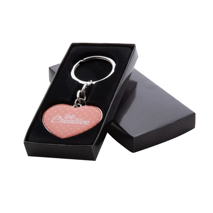 Valentine Heart Metal Keyring