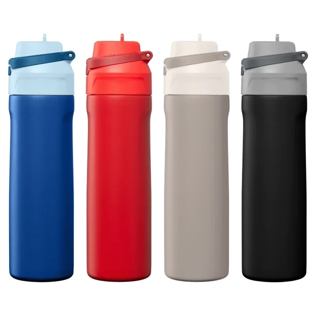 Lynk Stainless Steel Flip-Straw Bottle - 690 ml