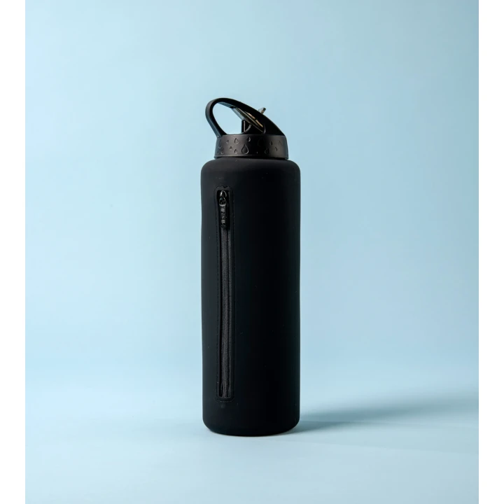 ZIP + SIP Bottle 720ml Midnight Black