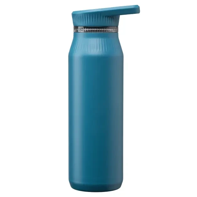 Majesty Stainless Steel Dual-Lid Handle Bottle - 750 ml