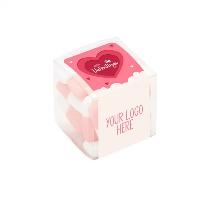 Valentines Clear Cube - Squashies