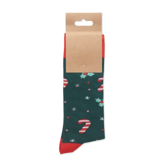 Pair Of Christmas Socks M 