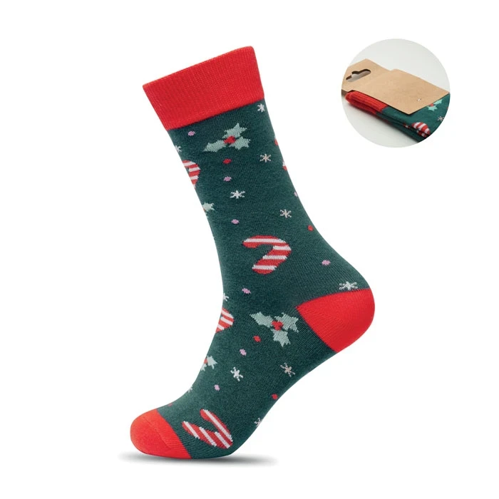 Pair Of Christmas Socks M 