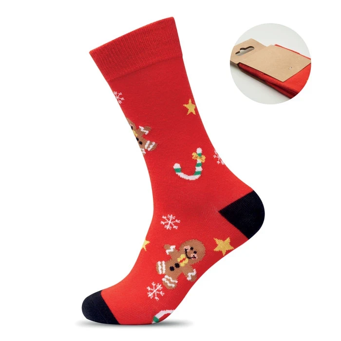 Pair Of Christmas Socks L 