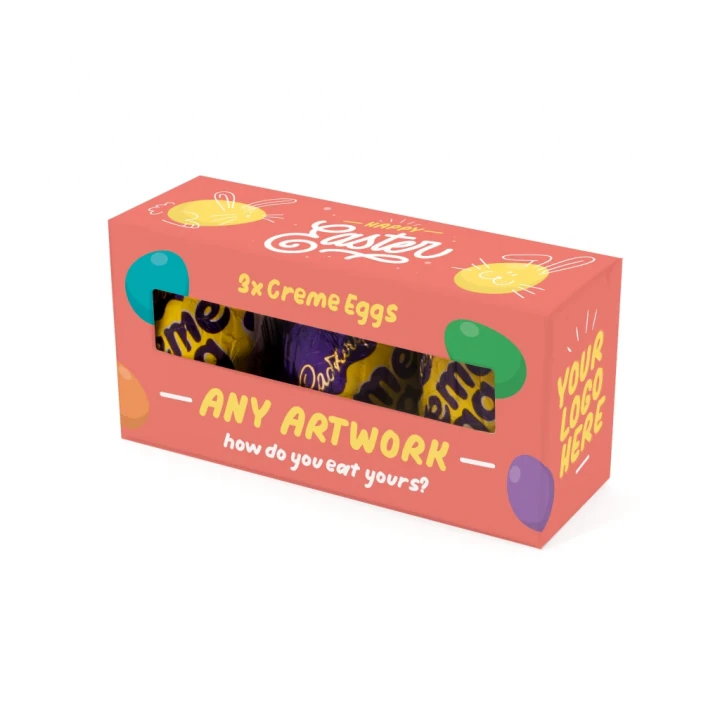 Easter Eco Triple Egg Box - Creme Egg - x3