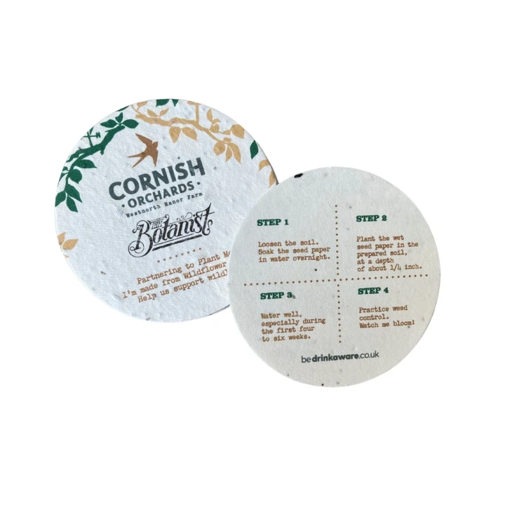Seed Paper Coaster 93mm