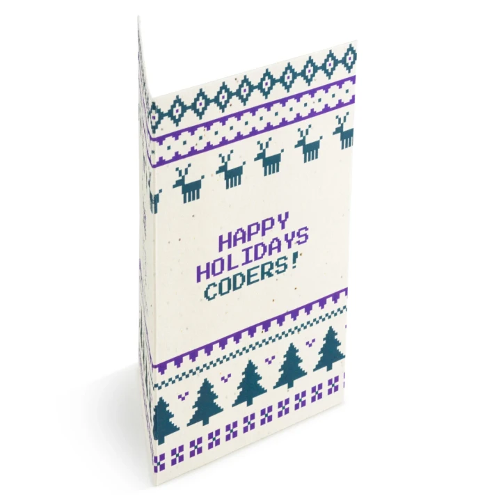 A5 Seed Paper Christmas Card