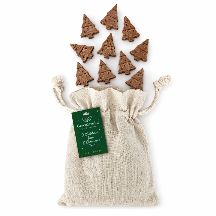 Santa Sack of Christmas Tree Seed Bombs