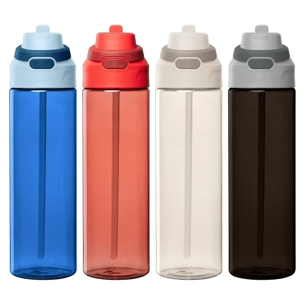 Lynk rPET Flip-Straw Single Wall Bottle - 830 ml
