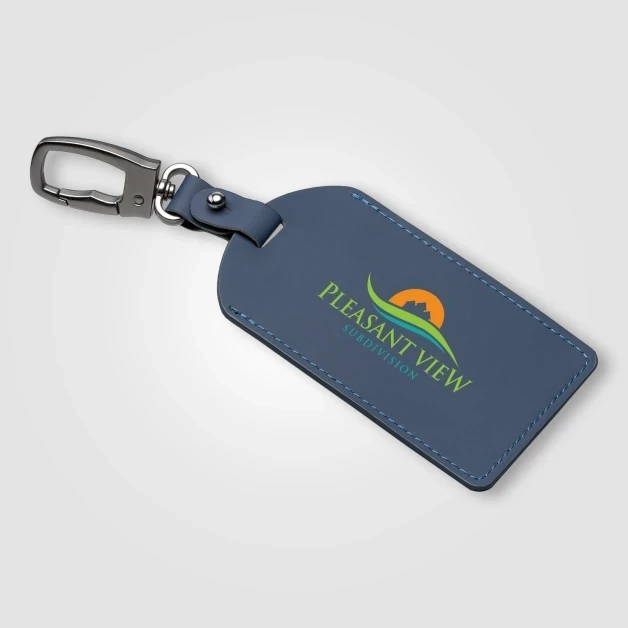 Malmö Recycled Metal Carabiner Luggage Tag - 6.5 x 17.5 cm