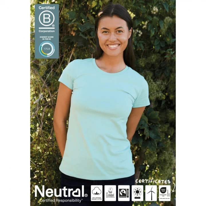 Fairtrade Organic Ladies Fit T-Shirt Neutral ® 