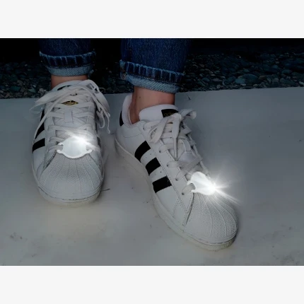 Reflective Shoe Clips