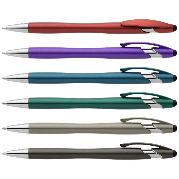 La Jolla Recycled Plastic Metallic Stylus Pen