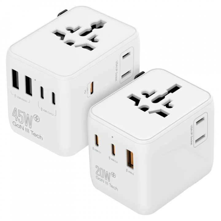 SR-GoPlug+ ECO Travel Adapter 45W