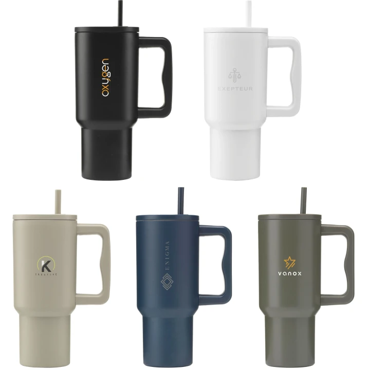 Rhino Recycled Double Walled Steel Travel Mug 900ml