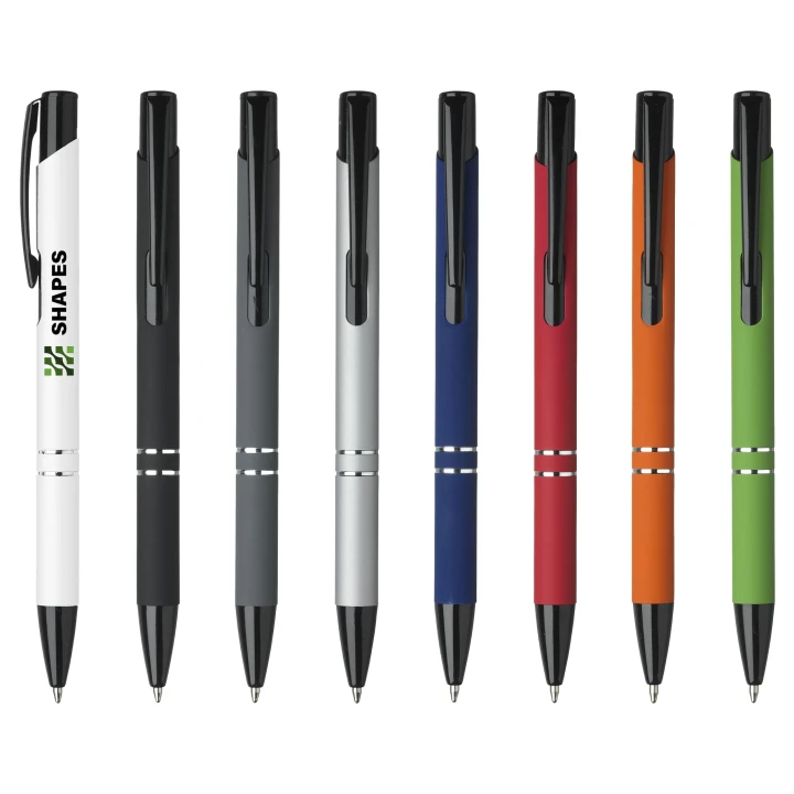 Ebony Rubberised Ballpoint Pen