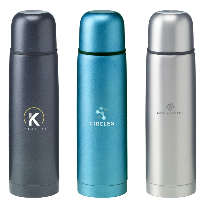 Recycled Double Walled Steel Flask 500ml