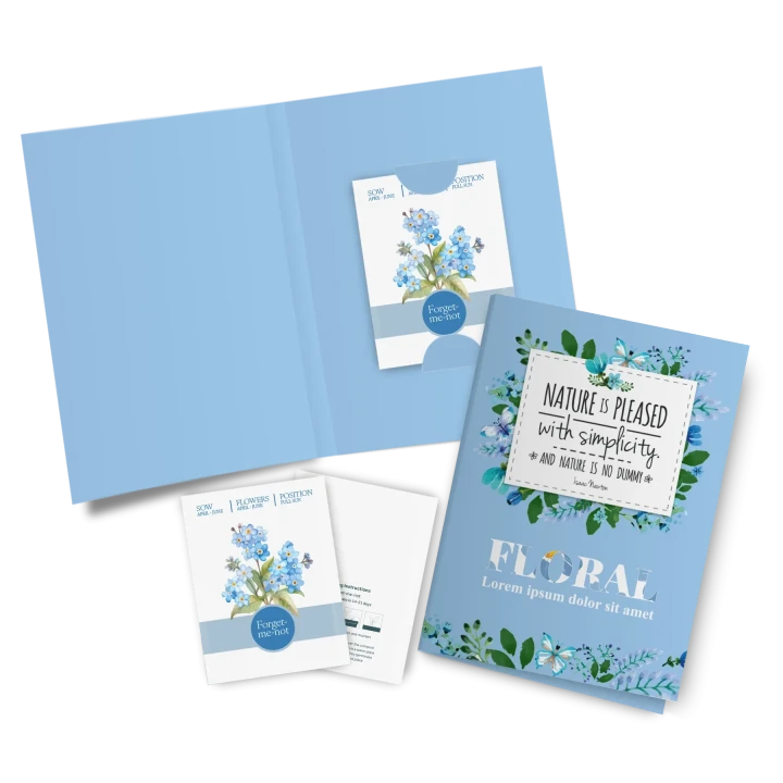 Seed Packet Booklet