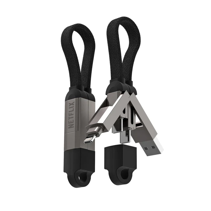 Metal 4 in 1 Fast Charge Cable