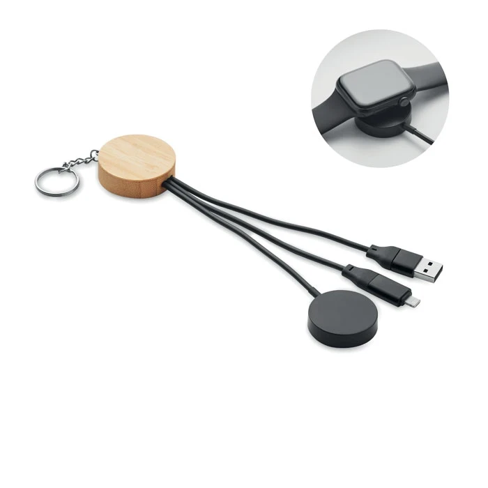 Key Ring With 4 In 1 60W Cable 