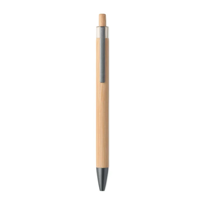 Push Button Bamboo Pen 