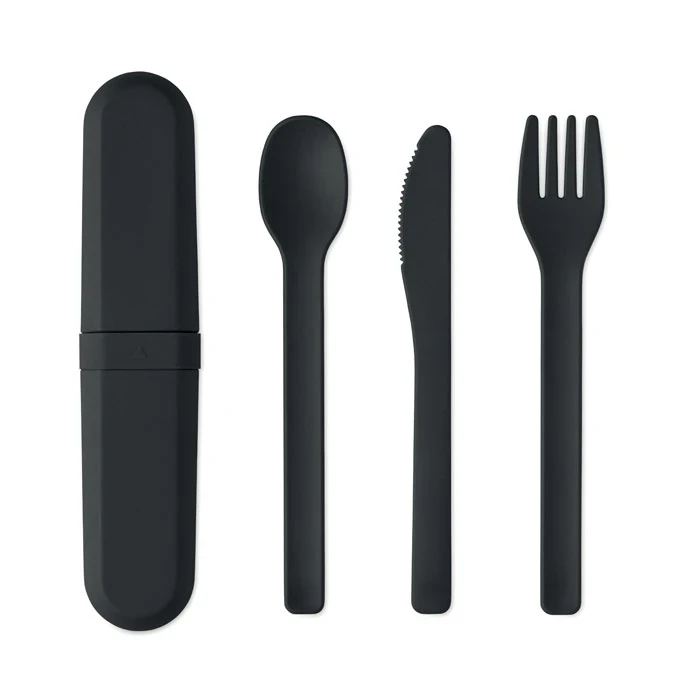 Cutlery Set And Case In PLA