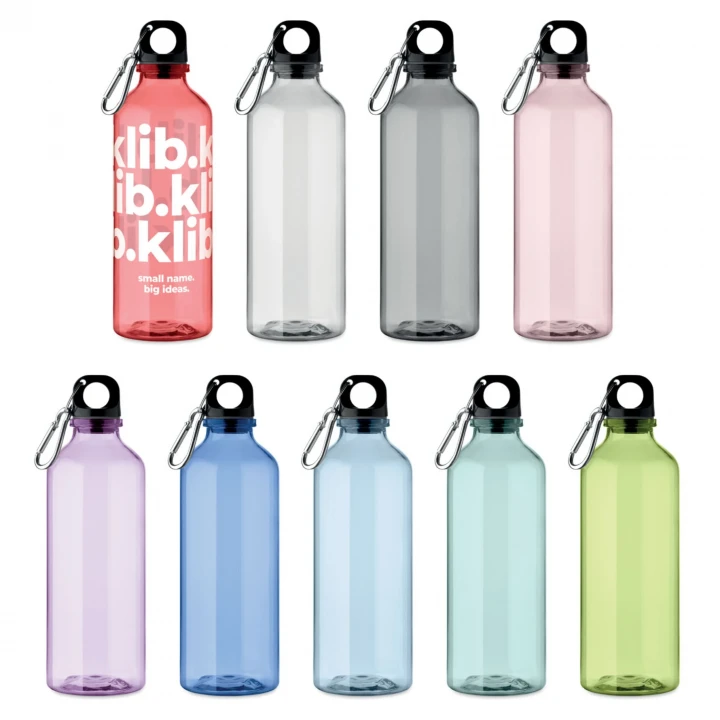 RPET Bottle with Carabiner 500ml 